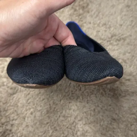 Rothy’s Women The Point Black Flats Size 9 - Picture 6 of 11